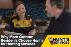 Why More Graham Residents Choose Hunt’s for Heating Services