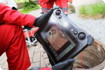 Sewer camera inspection
